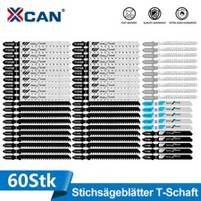 60x Stichs&auml;gebl&auml;tter T-Schaft f&uuml;r Holz Metall PVC passend f&uuml;r Bosch Stichs&auml;ge