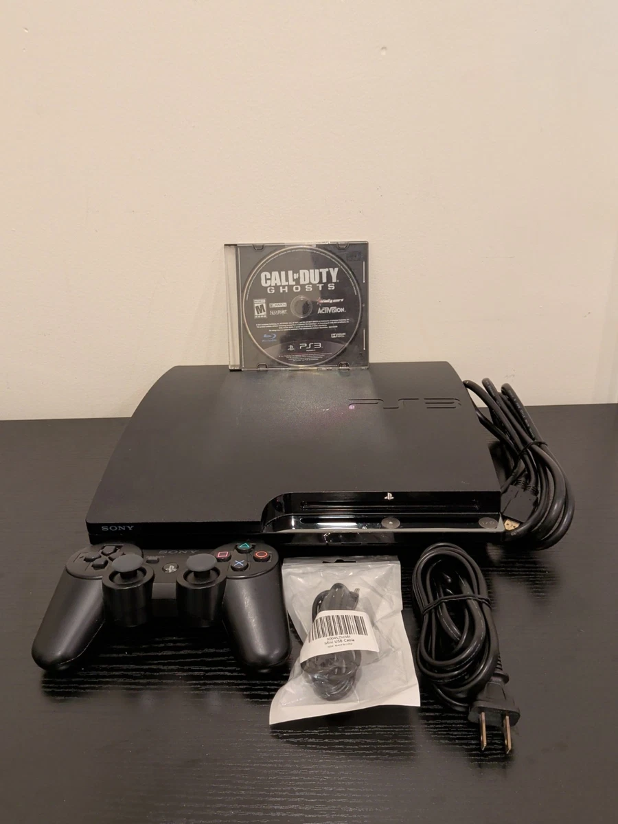 CONSOLE SONY PLAYSTATION 3 Ps3 Ultraslim 465Gb CECH-4004C Avec Cables Et Manette EUR 94,99 - FR