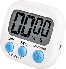 Timer for Kids,Kitchentimer Digital,Magnetic Back,Loud Ring,Stand for Cooking,Cl