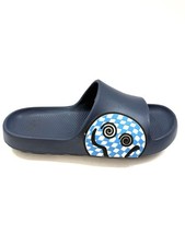 Wonder Nation Big Boy Sport Slide Sandals Beach Blue Size 4-5