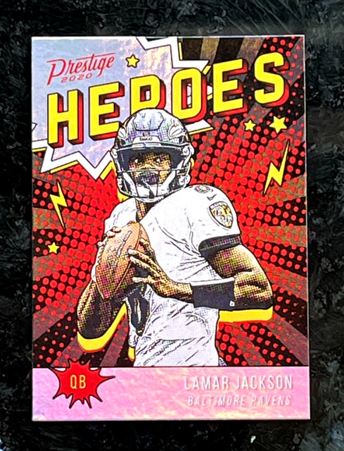 Lamar Jackson 2020 Panini Prestige HEROES Baltimore Ravens #HE-LJ