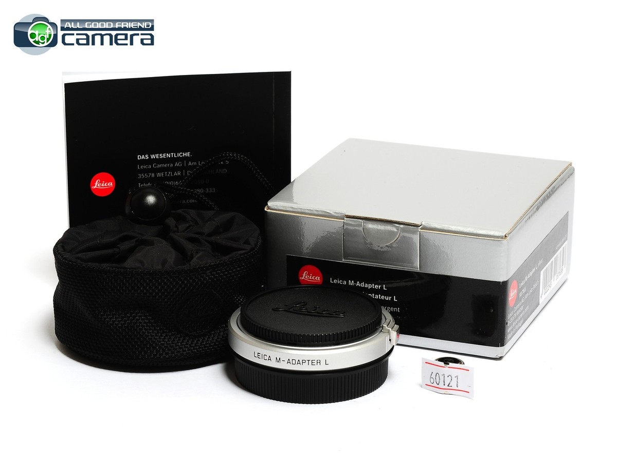 Leica M-Adapter L Silver 18765 for M Lenses on TL/CL/SL2 Leica M-Adapter L Silver 18765 for M Lenses on TL/CL/SL2