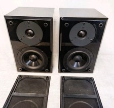 Yamaha NX-E300 Bookshelf Speakers Pair 6 Ohm Hi-Fi Stereo - Gloss Black