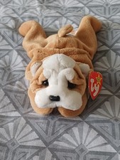 TY BEANIE BABY "WRINKLES THE DOG"  IN PERFECT MINT CONDITION