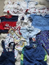 Vintage 70s-80s Baby Clothing Lot Shirts Pants Baby Dior Osh Kosh Some NWT