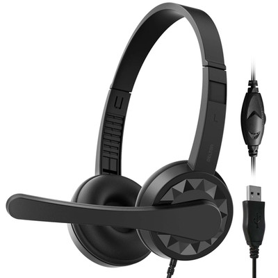 Delton 12Y USB Computer Headset with Microphone           NOT DAMAGED/NOT BROKEN