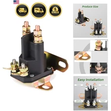 4 Pole Starter Solenoid Replacement for Lawn Mowers Fits Briggs Craftsman Hus...