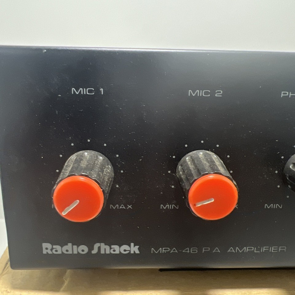 Radio Shack MPA-46 35-Watt PA Amplifier 32-2042 | eBay