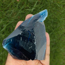 Cristal de obsidiana azul crudo Premium 550-650CT | Piedra preciosa natural áspera para energía