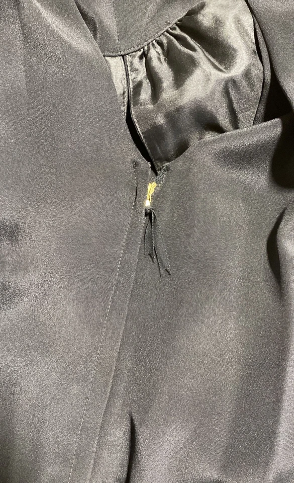 Kate Spade New York Silk Bow Tie Neck Sleeveless Little Black Dress Sz 0 - Image 4 of 4