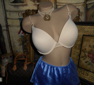 38DD Soma Bra Embraceable Push Up Ivory Pale Beige Convertible T Back