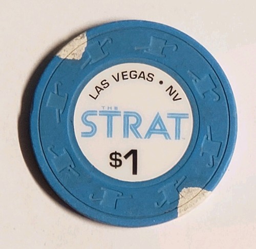 1.00 Casino Chip STRAT Las Vegas Nevada