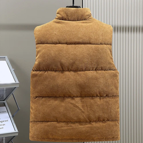 Mens Winter Body Warmer Sleeveless Padded Waistcoat Gilet Jacket Quilted Vest - Foto 6 di 17
