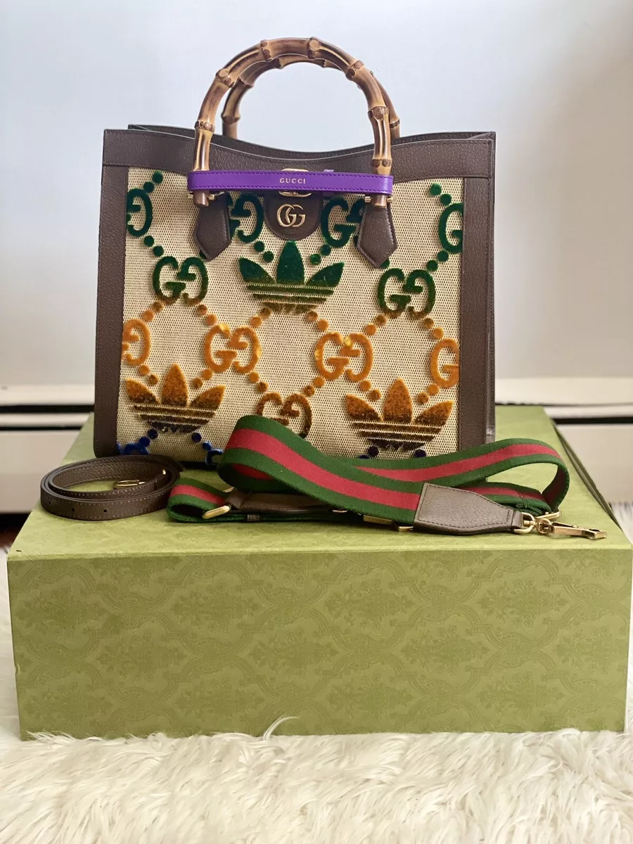 Gucci x Adidas Diana Medium Tote Bag 2023 SS 678842 AAA77 2045