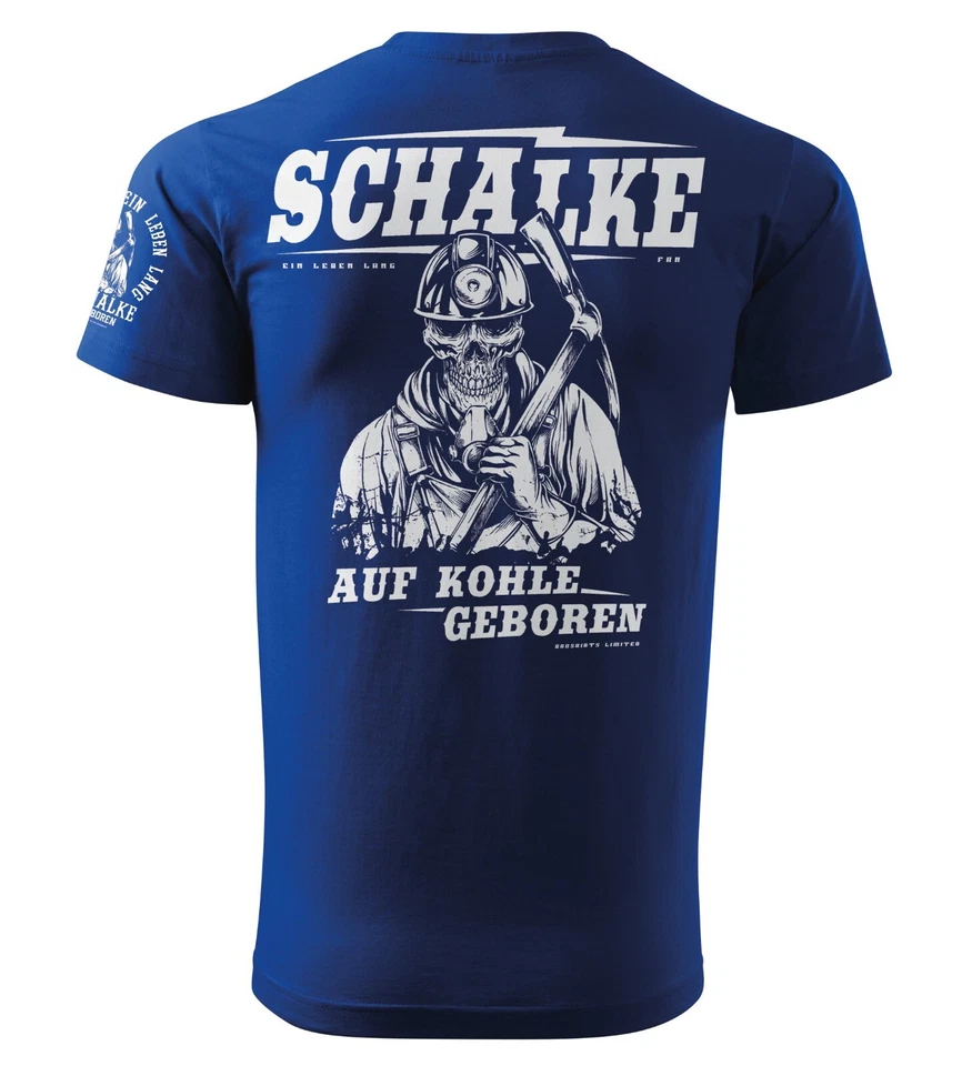 Schalke Fan Shirt,Fußball Fan Artikel, original Broshirts
