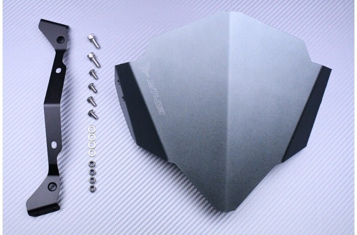 Saut-de-vent en titane gris pour YAMAHA MT03 2016-2019 de haute qualité