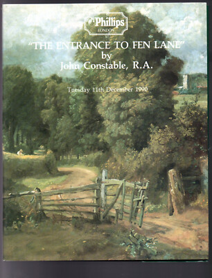 John CONSTABLE Entrance to Fen Lane Old Masters Painting Phillips 1990 London HB