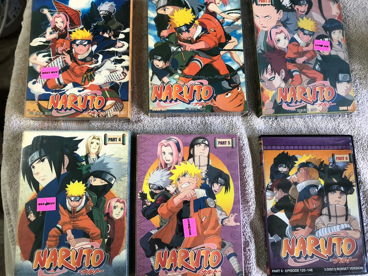 NARUTO DVD-BOX Ⅰ 〜Ⅲ 2006〈完全生産限定版〉全巻セット Naruto Dvd Box Sets 1-6 Free Shipping | eBay