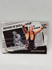 2010 Topps WWE History Of #HO4 Jack Swagger Wrestling Insert Card NM