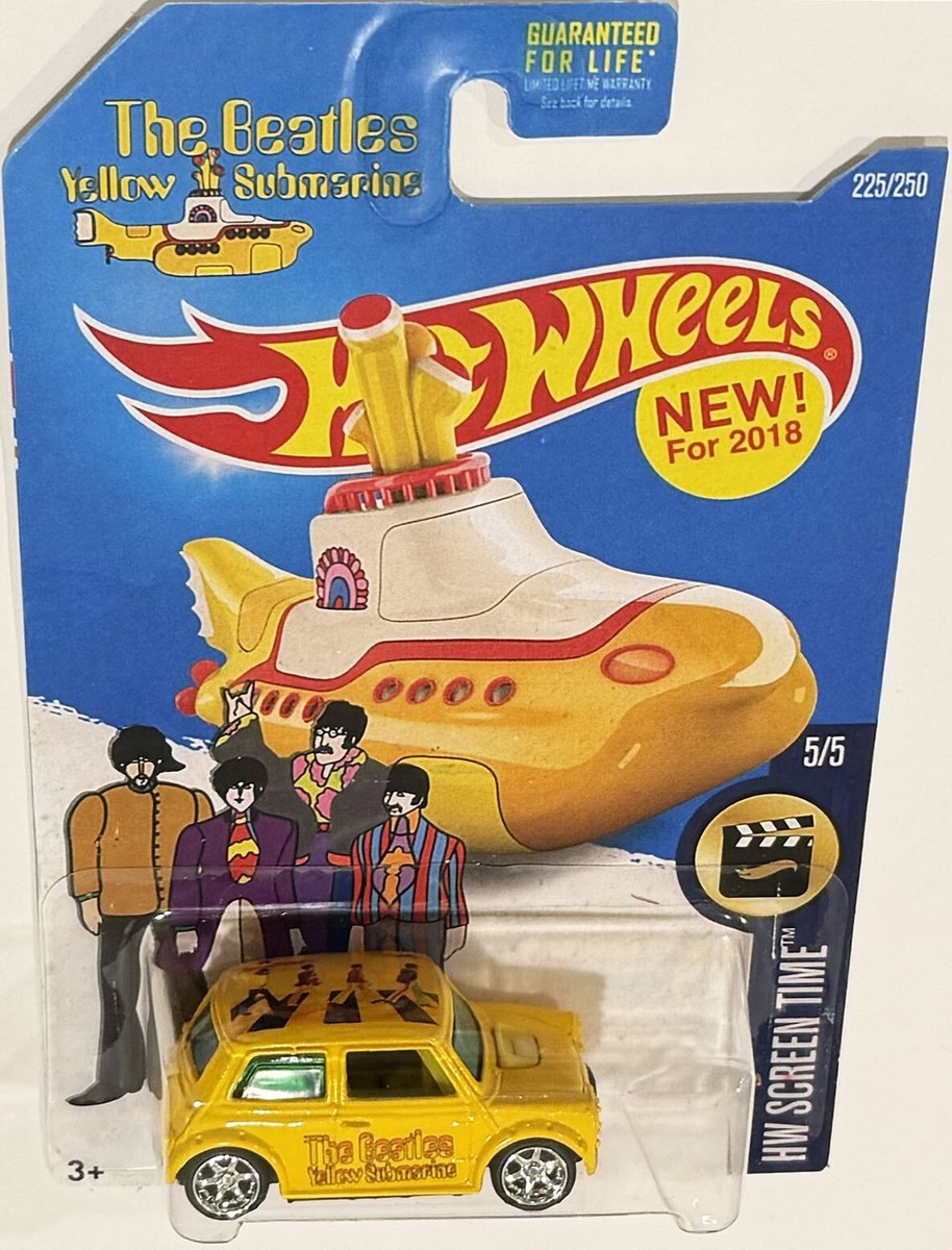 Morris Mini CUSTOM Hot Wheels The Beatles Yellow Submarine Series