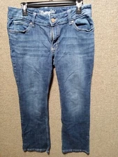 Wrangler Bootcut Jeans 32x30 Blue Denim