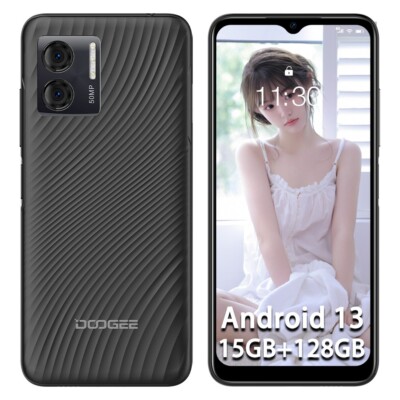 DOOGEE N50 6,52 Zoll Smartphone 15GB RAM+128GB ROM Android 13 4200mAh Handy