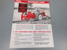 Fiche de vente charrues bidirectionnelles Ford 1959