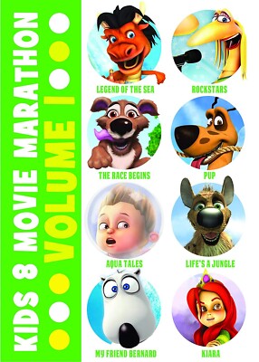 KIDS 8 Feature Compilation - DVD - VERY GOOD
