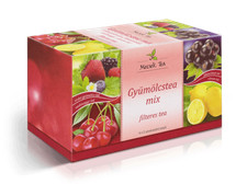 Mecsek Natural Fruit Tea Premium Selection Box 4 Types Fruit Tea Added Herbals