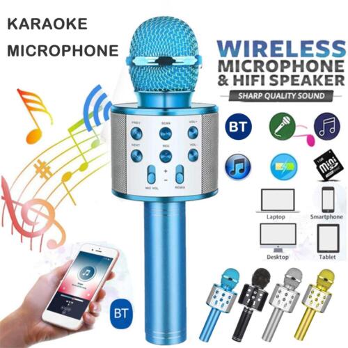 Bluetooth Mikrofon Tragbares Handmikrofon für Kinder Erwachsene und Karaoke R9R9 - Bild 1 von 16