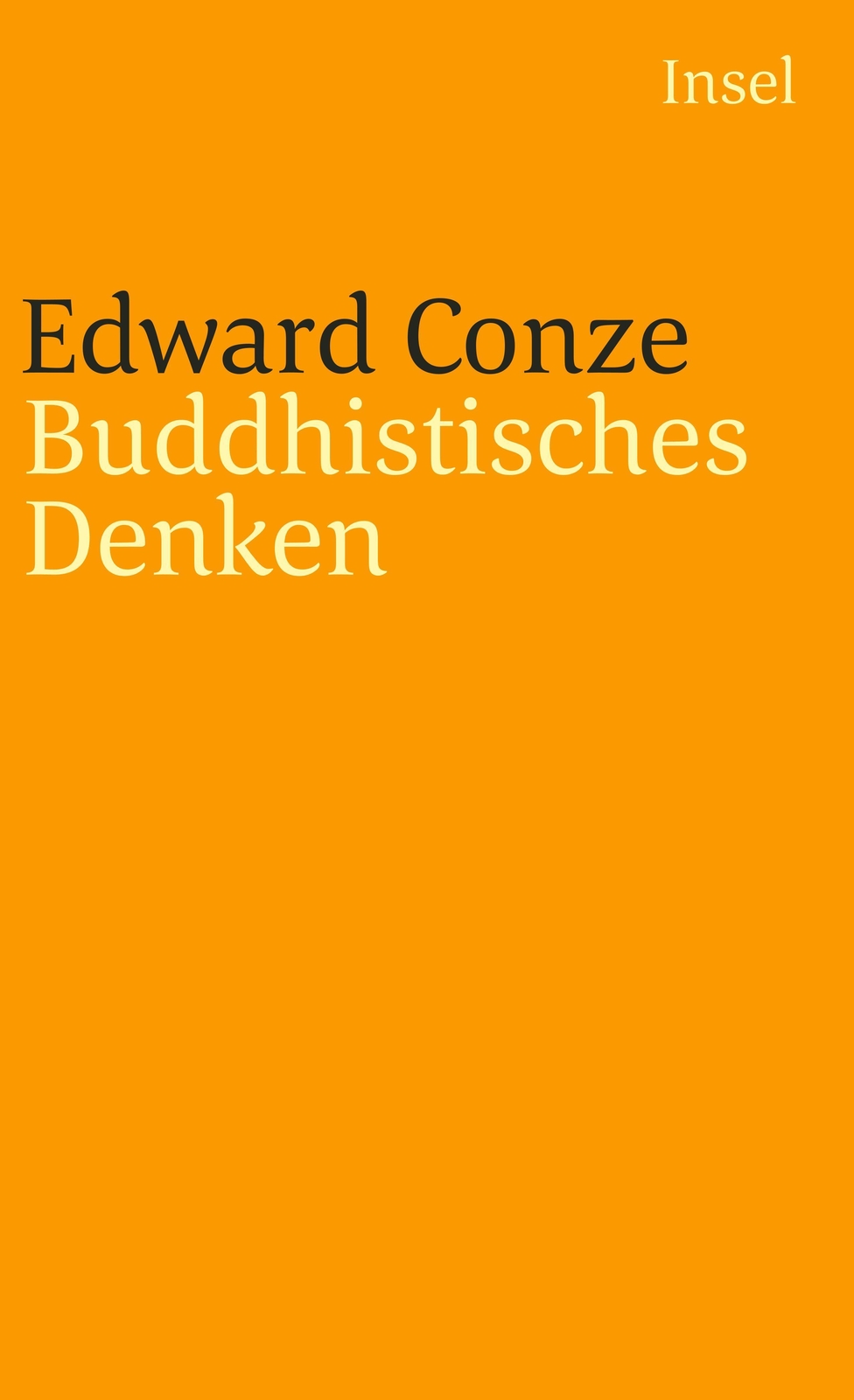 Thumbnail - Buddhistisches Denken, Edward Conze