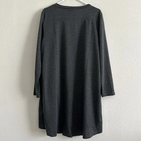 Bloomchic button down front pockets cardigan size… - image 2