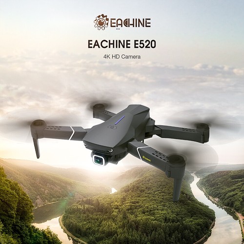 Eachine E520 WIFI FPV 4K HD Wide Angle Camera Foldable RC Drone Quadcopter  RTF | eBay
