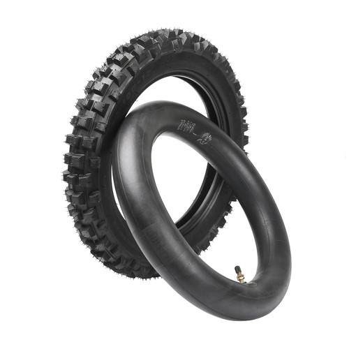 Pit Bike Tyre & Tube Set – 60/100-14 Front + 80/100-12 Rear For KLX110, TTR90, PW80