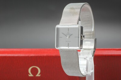 Omega De Ville 511.444 Silver Dial Square Hand-Winding Women's