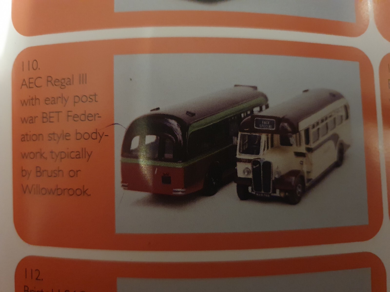 WESTWARD MODELS AEC REGAL 111 WILLOWBROOK 176 SCALE MODEL BUS KIT eBay