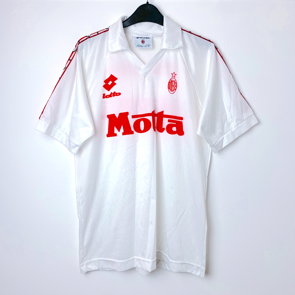 Original AC Milan 1993-1994 Training Football Shirt Maglia Calcio Lotto