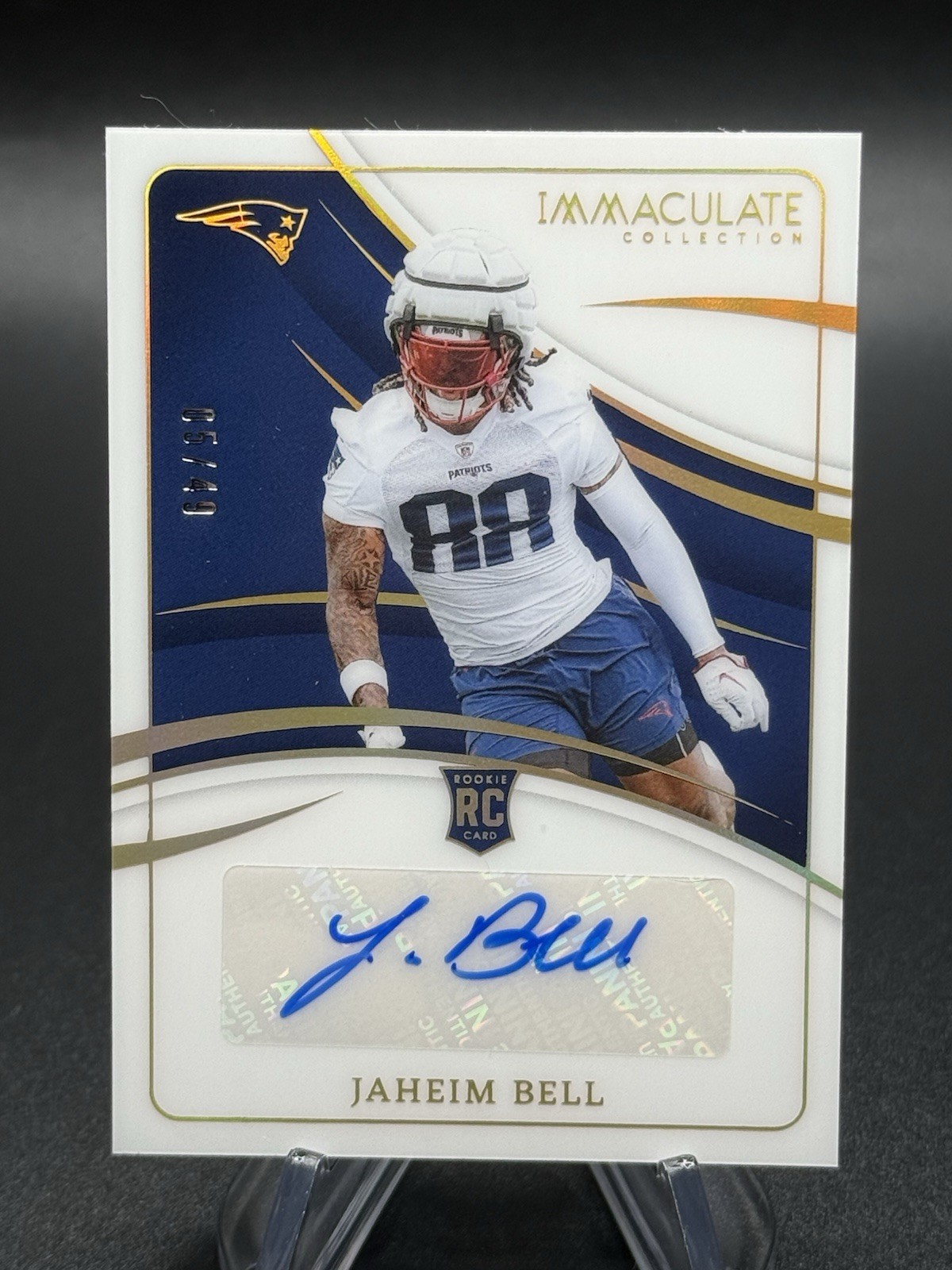 Jaheim Bell Panini Immaculate Collection Rookie Autographs #RAJBL Base