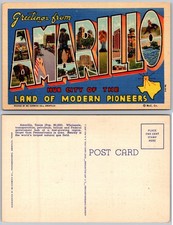 Amarillo Texas Postcard