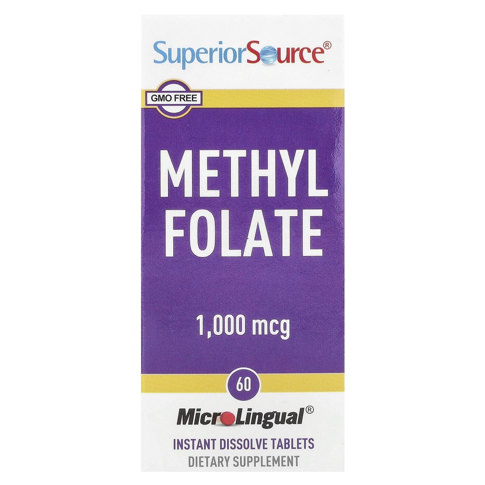 Methyl Folate, 1,000 mcg, 60 Instant Dissolve Tablets