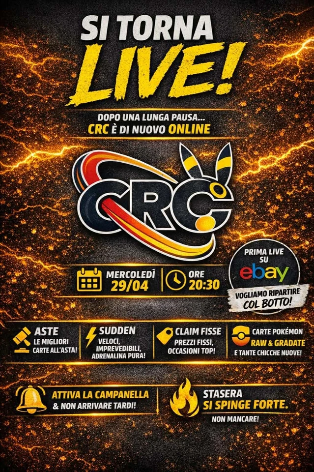 FEDEFE LIVE SHOW CARTE Pokemon & One Piece Aste - RIP & SHIP