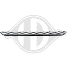 1x Lüftungsgitter Stoßfänger Diederichs 1690145 für Mercedes Benz Mitte