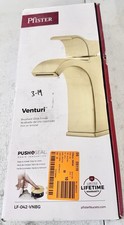 Pfister Venturi LF-042-VNBG Bathroom Faucet Gold Single Control 1 Handle 1 Hole