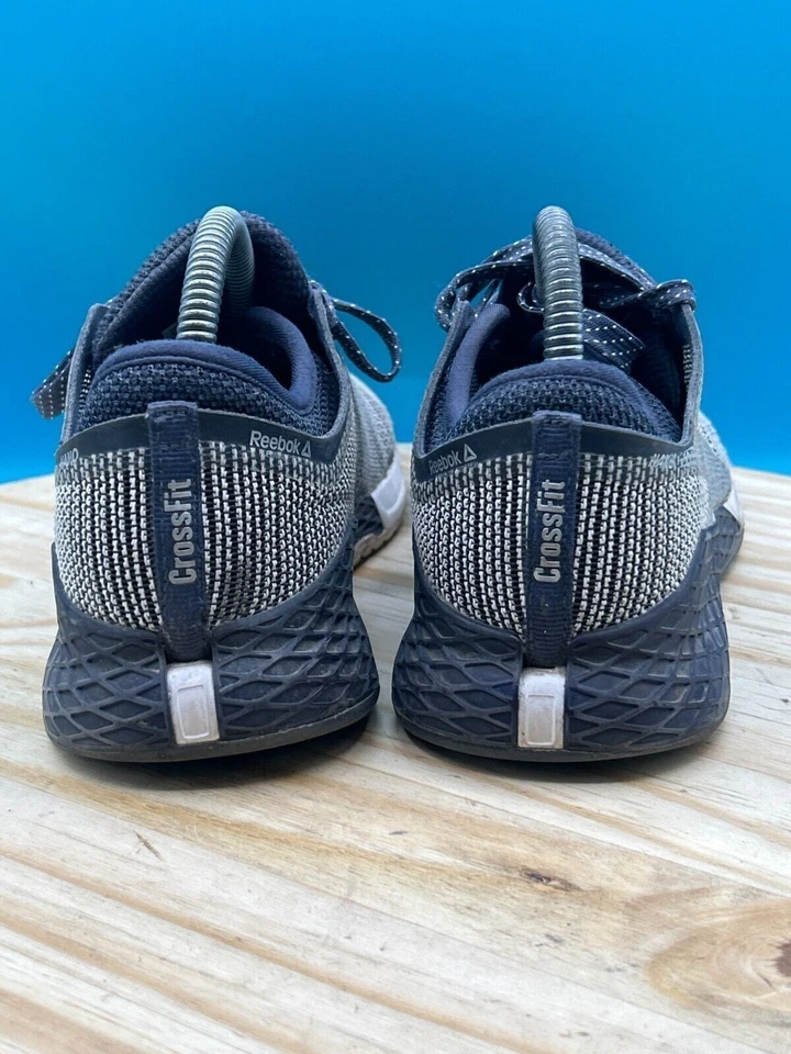 Reebok CrossFit Nano 9 DV6365 Athletic Shoes Women's Sz 7.5 Gray Black Lace Up - Image 3 of 4