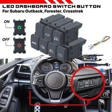 LED Dashboard Switch Button For Subaru Impreza 2016-2025 Crosstrek 2018-2025 WRX