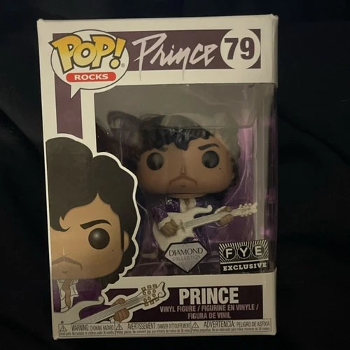 Funko Pop! Rocks Prince Diamond Collection FYE Exclusive Vinyl Figure -Near Mint