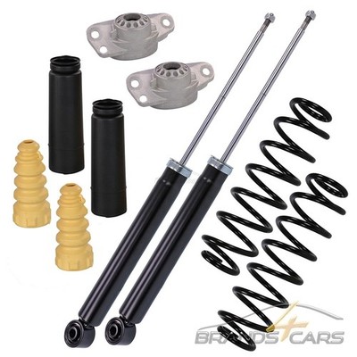 ATEC 2x STOßDÄMPFER HINTEN FEDER DOMLAGER PROTECTION-KIT FÜR VW TOURAN 1T 03-