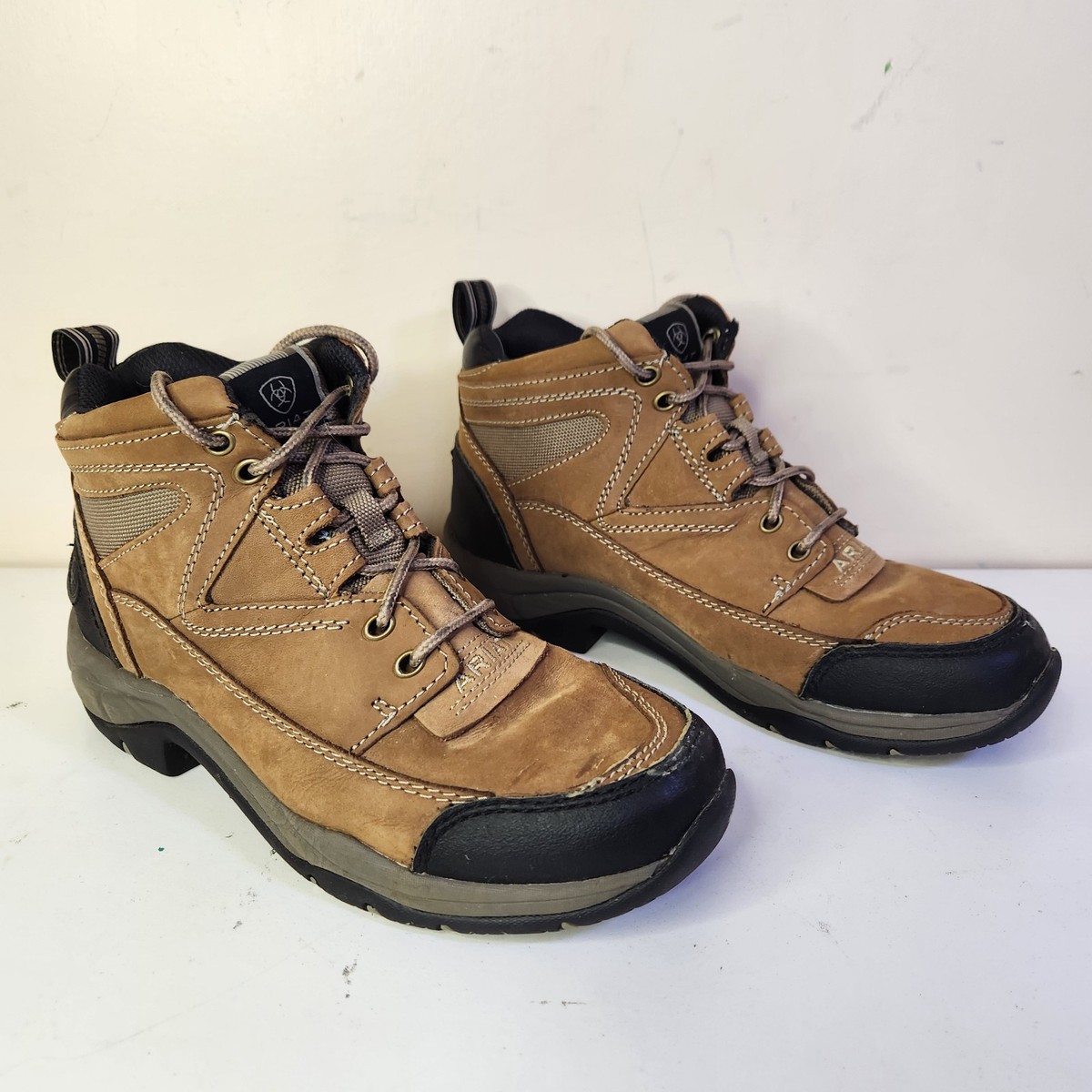 Ariat Womens Taupe ATS Terrain 10004132 70024 Leather Hiking  display picture 2
