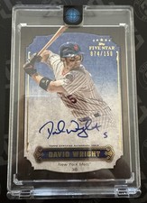 2012 Topps Five Star David Wright Mets ON CARD Auto /150