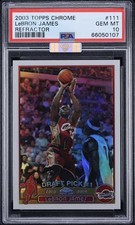 2003-04 Topps Chrome - LeBron James #111 Refractor (RC) for sale